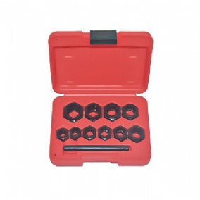 11pcs Damaged Bolt & Nut Extractor Set(Low Profile)LT-QX10431