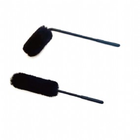 Black pure wool pole/straight poleLT-W18-A