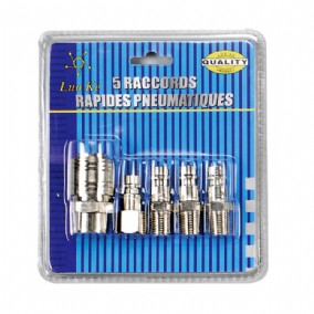 5pcs European Type Quick Coupler (Iron)LE-A